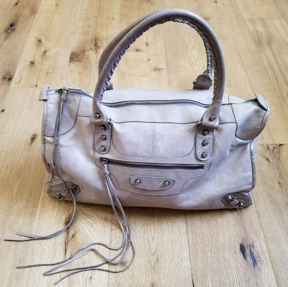 Balenciaga classic gray work bag